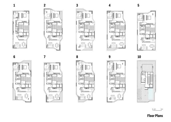 Apartman280915 7 Tham quan chung cư kiến trúc dây leo Apartman 18 tại Instabul