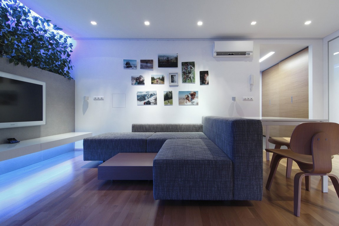 105150baoxaydung image004 Tham quan căn hộ hiện đại với hệ thống chiếu sáng bằng đèn LED