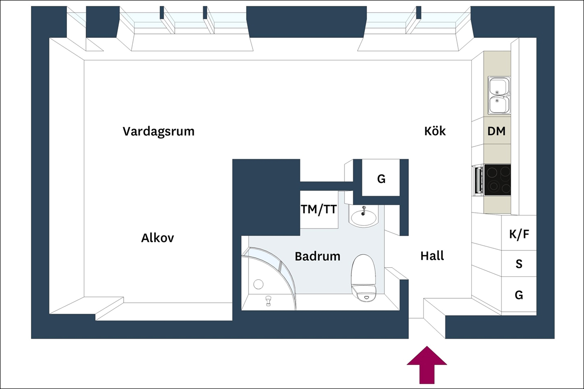 can ho 38m sieu de thuong cua co nang doc than quyen ru xu bac au 9bac39517f Tham quan căn hộ 38m² với nội thất trắng đầy cảm hứng của cô nàng độc thân