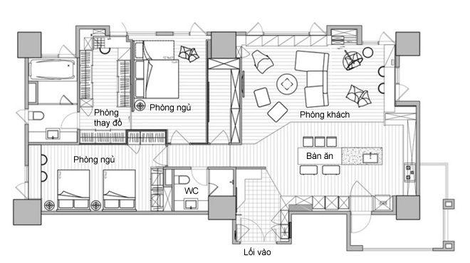 21 1465461153 660x0 Cùng nhìn qua mẫu thiết kế căn hộ lý tưởng cho gia đình có con nhỏ