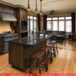 Thiết kế mẫu tủ bếp đẹp cho nội thất phòng bếp